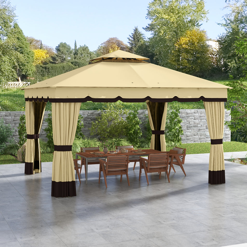 10 x 12 Canopée double toit Patio Gazebo