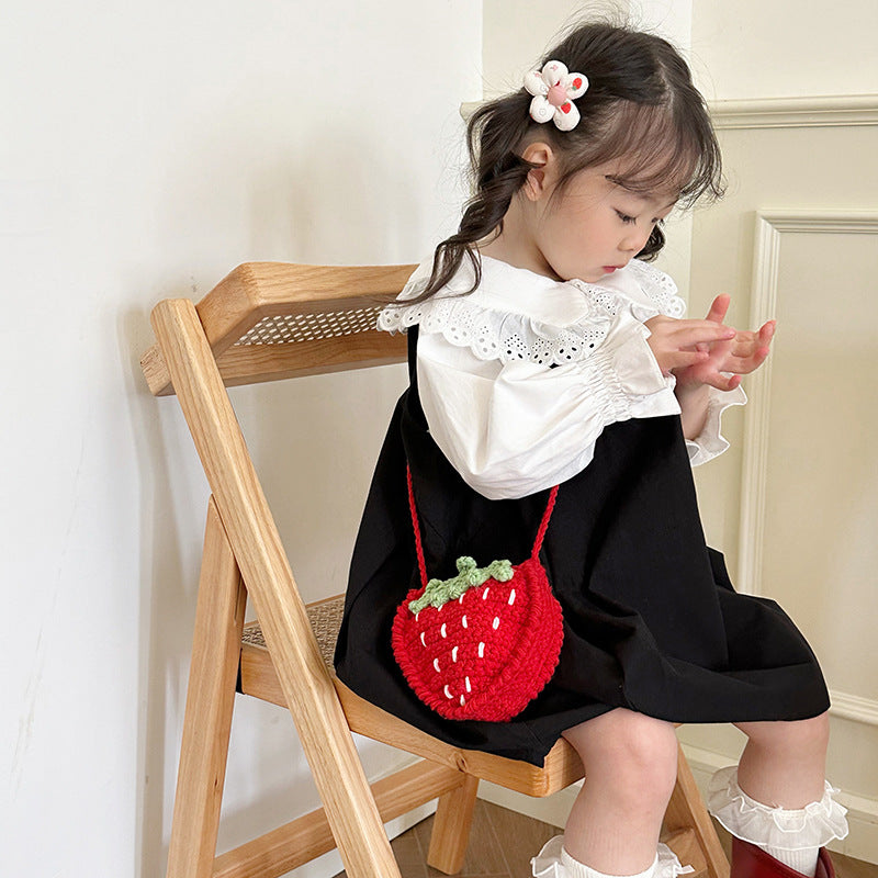 Sac de corps en laine de laine pour enfants fait main