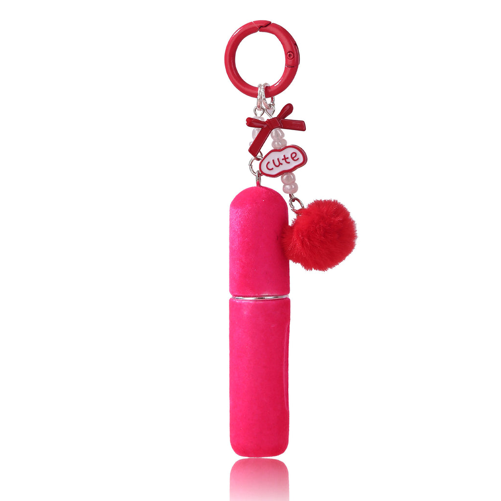 En peluche sac de charme parfum bouteille Girly porte-clés