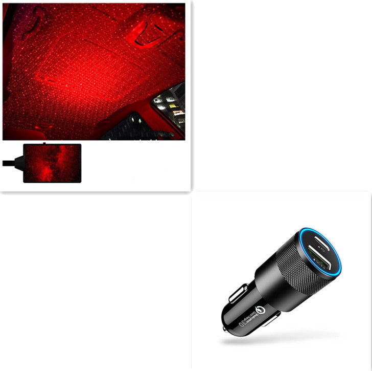 Étoile lumière projecteur lumières de partie USB LED lumière intérieure éclairage LED intérieur voiture lumières