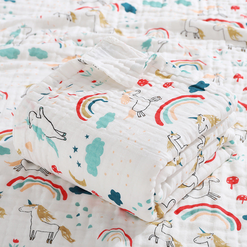 Classe A pour enfants Serviette de bain en mousseline de coton pur