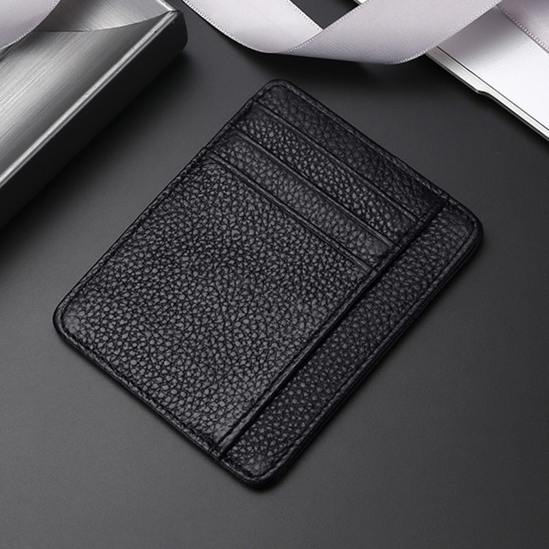Porte-cartes en cuir Premier calque Porte-cartes en cuir
