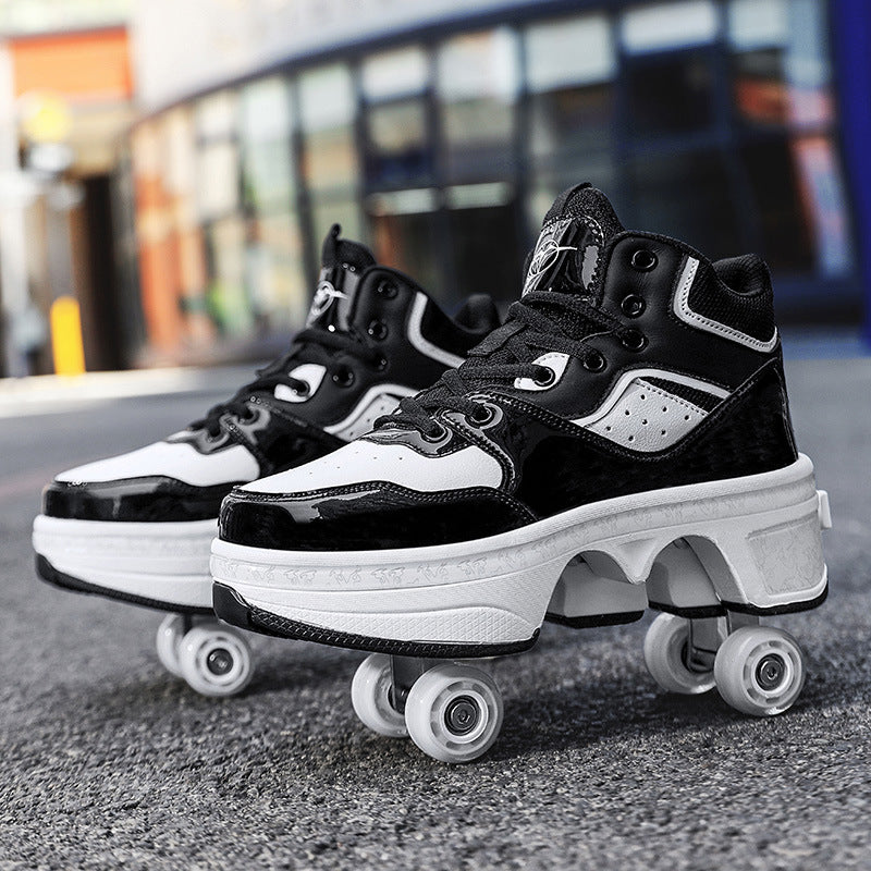 Patins à roulettes rétractables féminins