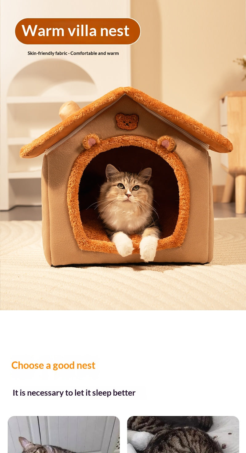 Lit Cat en forme de maison