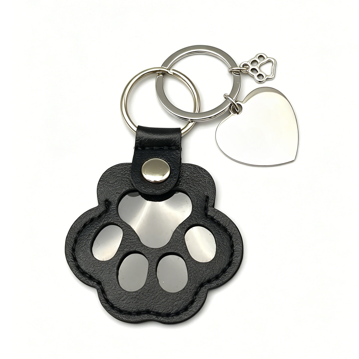 Pendentif de porte-clés photo d'animal sculpté