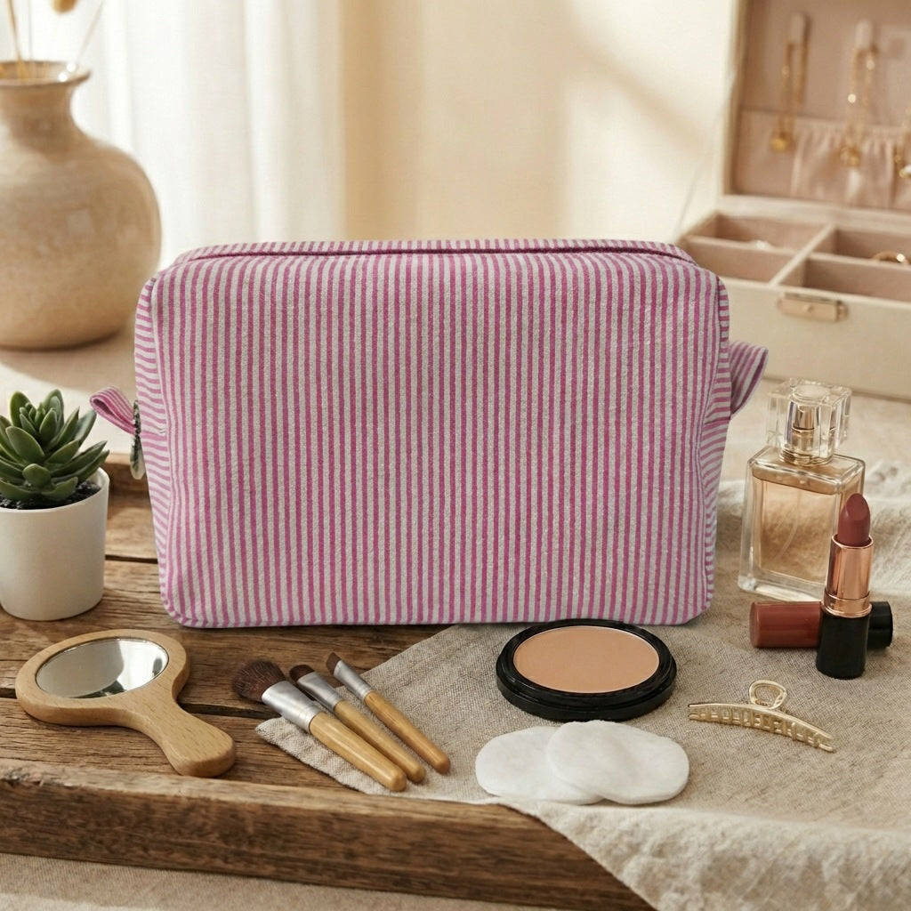 Brodé sac de toilette cadeau de demoiselle d'honneur