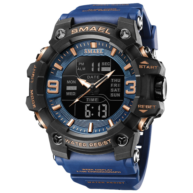 Montre électronique étanche à l'eau de sport