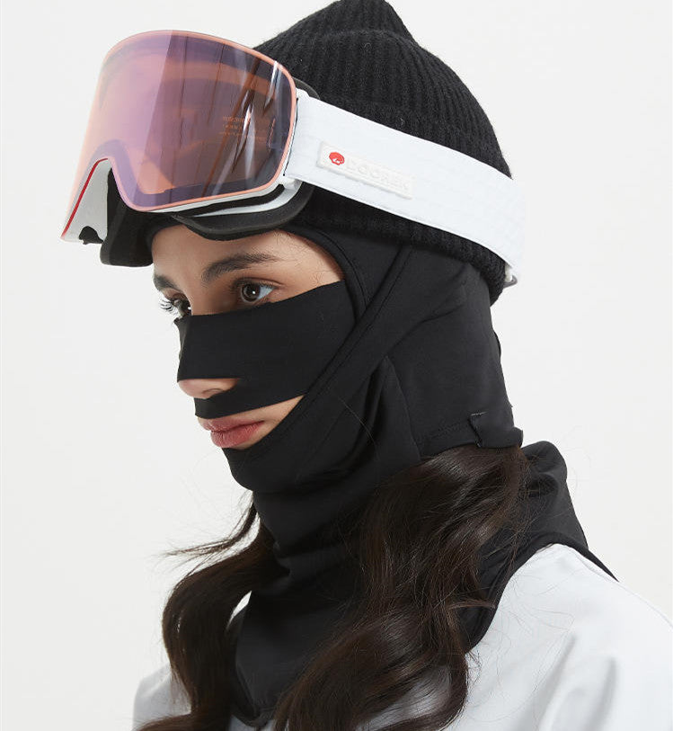 Séchage rapide Ski Headgear V Face Pare-Soleil Windproof Double Board Masque visage