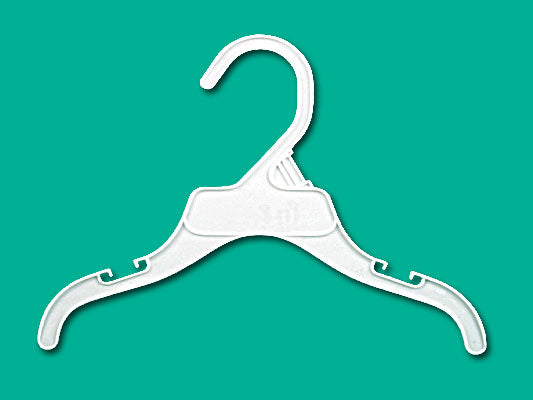 Simple white plastic hanger-25*18cm-pp-1 piece