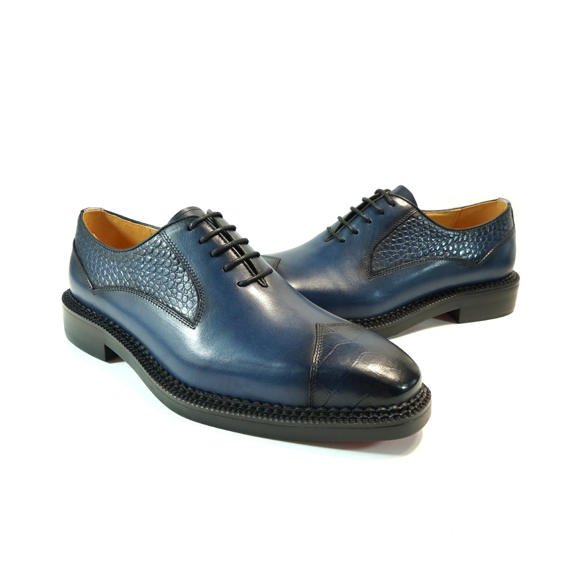 Bas-top Handmade Oxford Chaussures Cowhide Casual Trendy