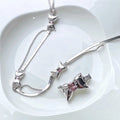 Daydream Series Petit Oreiller Bowknot Set Diamond Metal Hairpin