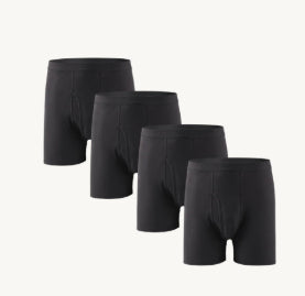 Slip de boxeur à longue jambe en coton pour homme - Sous-vêtements anti-choix pour le sport et le quotidien W