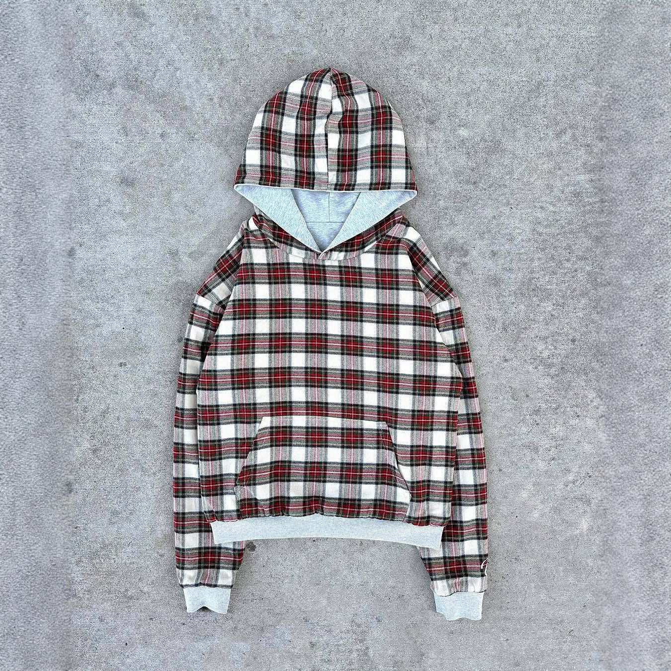 Sweater Hip Hop double face Retro Plaid Casual