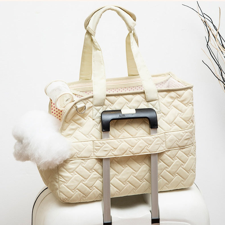 Handy Toile légère Cat Pet Crossbody Sac