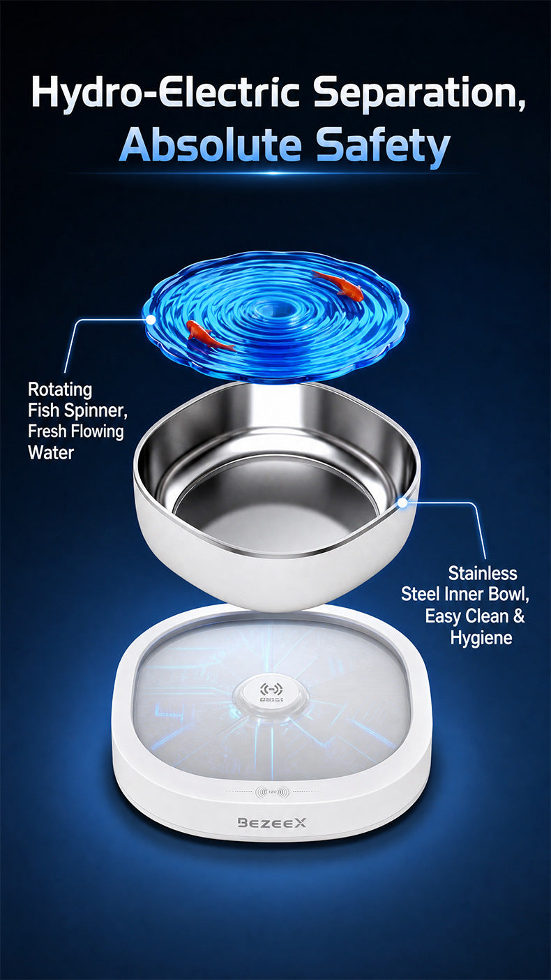 Fontaine d'eau pour animaux intelligents