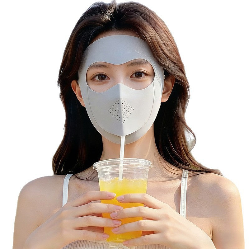 Masque plein écran solaire pour les filles