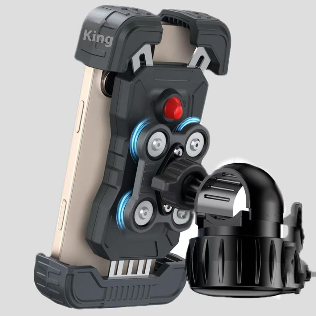 Enhanced outdoor cell phone navigation bracket