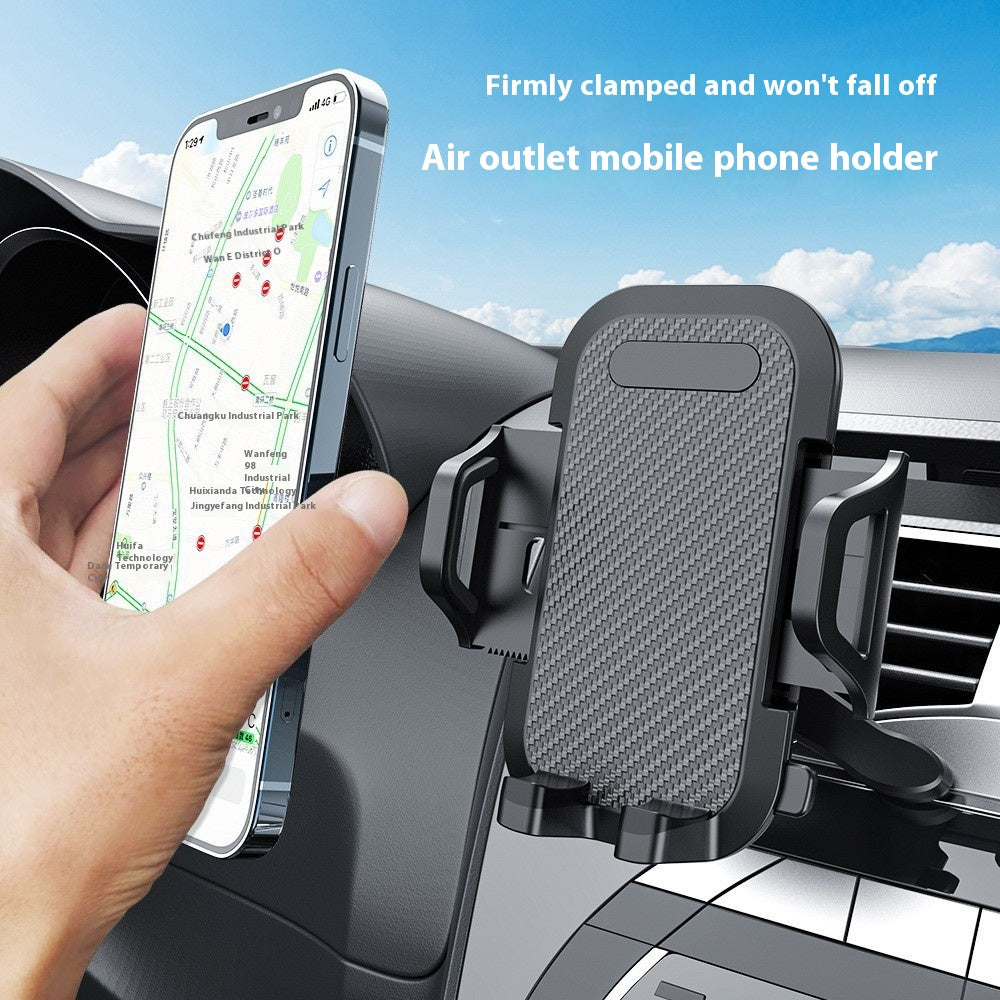 Multifonctionnel Carbon Fiber Car Vent Mobile Phone Bracket
