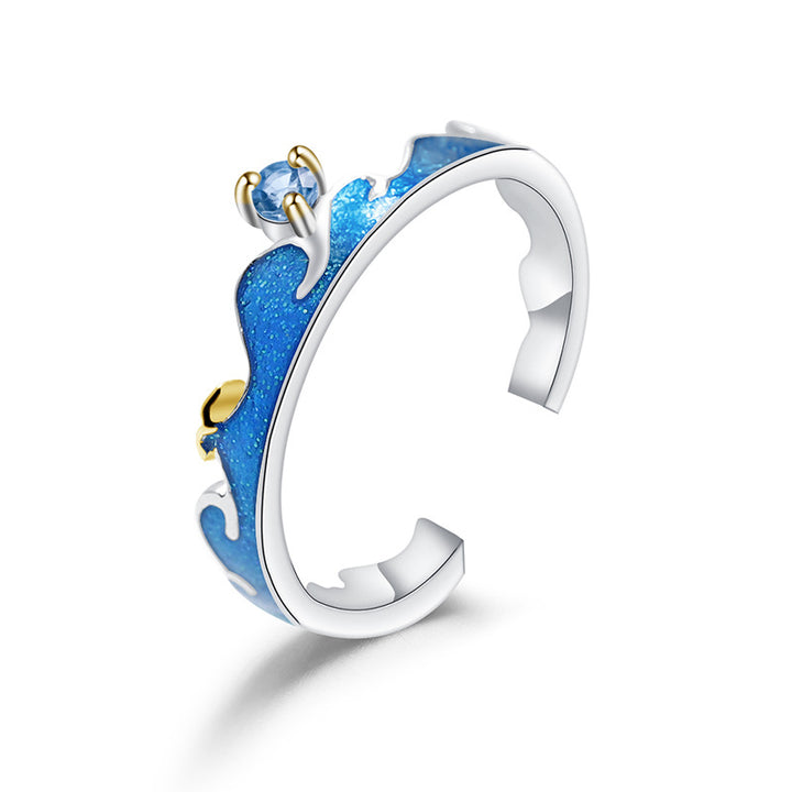 Bague topaze bleue sur argent 925, éclat élégant au quotidien