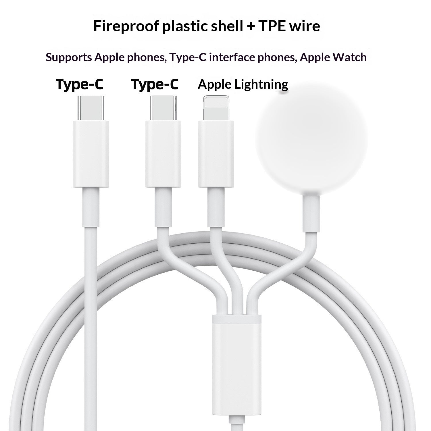 Station de recharge sans fil 3-en-1 - Stand de charge rapide Qi pour iPhone Samsung Galaxy Watch A