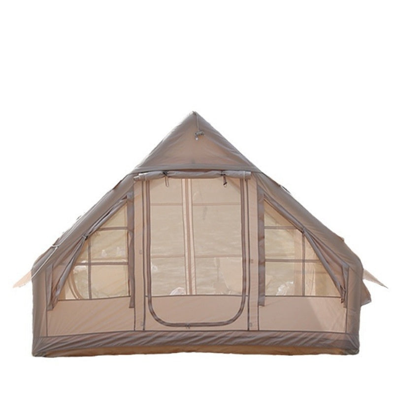 Tente gonflable de camping rehaussée de chaleur