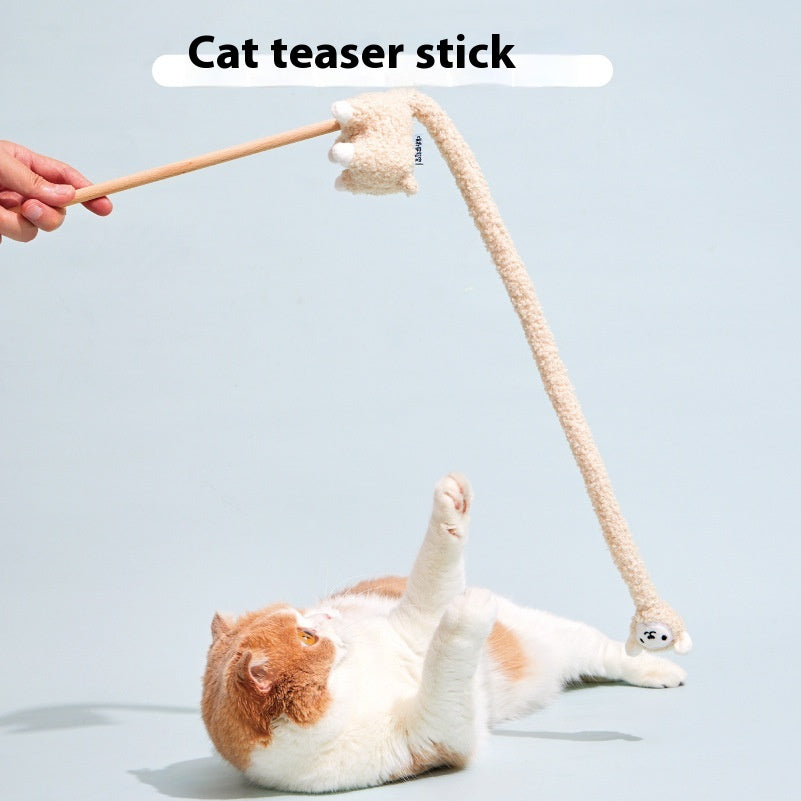 Laboratory Poop Alpaca Cat Teaser Chat Sound Toy