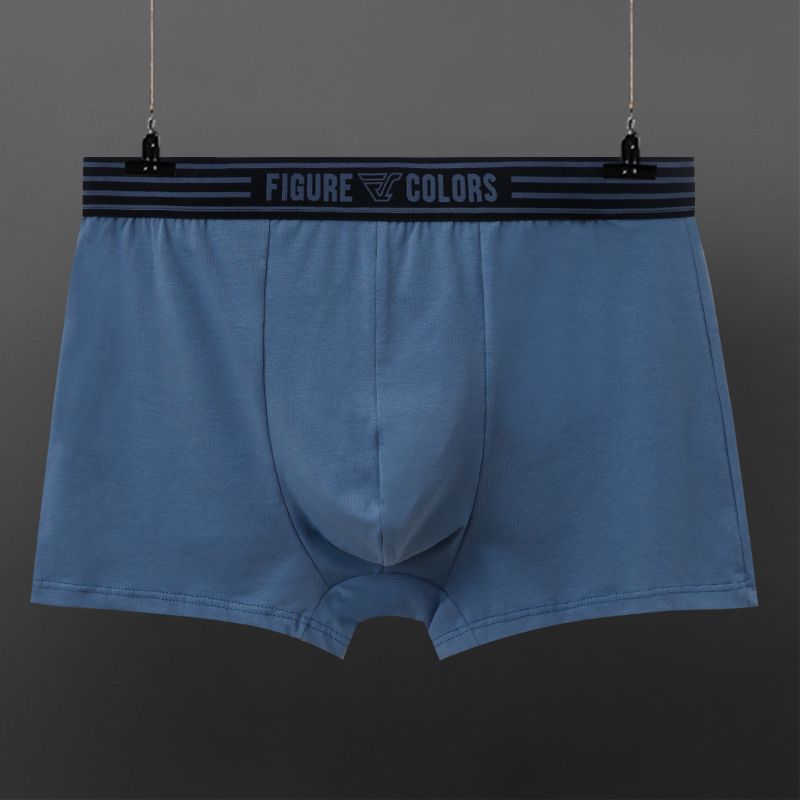 Boxers hommes coton respirant faible taille