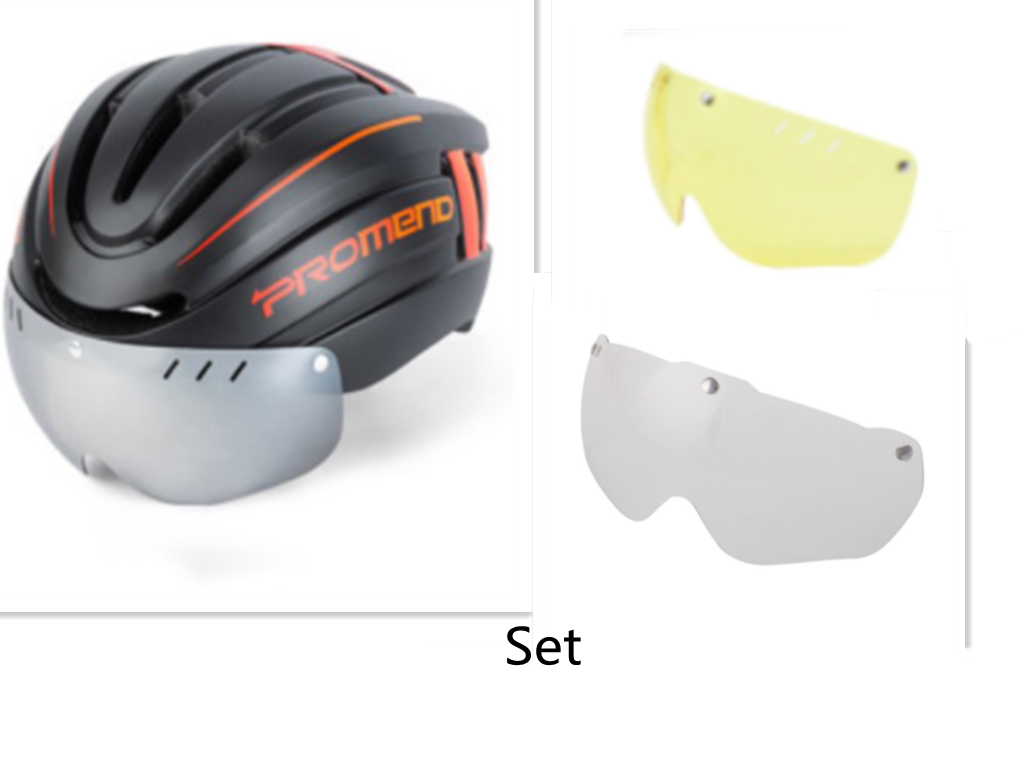 Casque de vélo de montagne et moulage intégré casque avec avertissement LED Iight Mountain Riding Eq