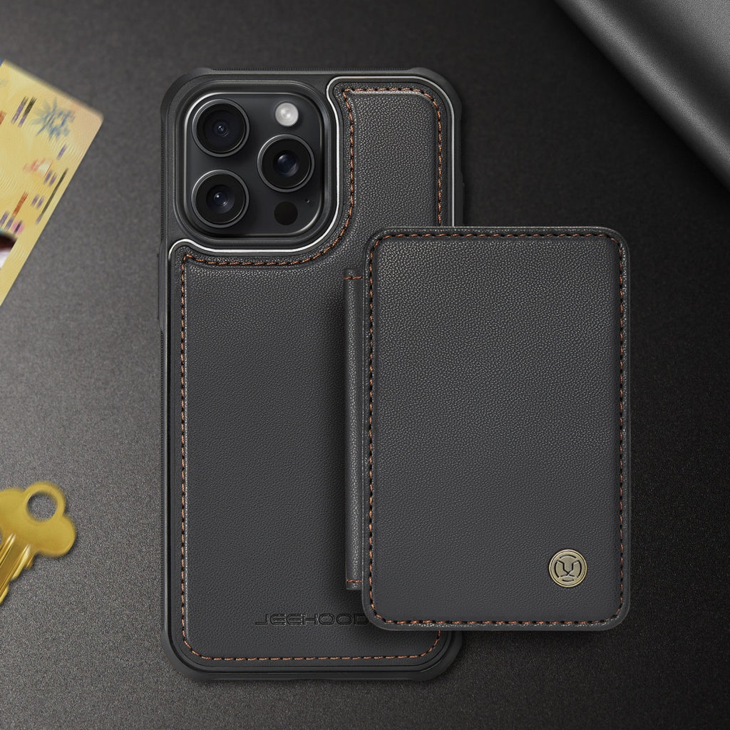 Carte magnétique Business Drop-résistante boîtier de téléphone en cuir