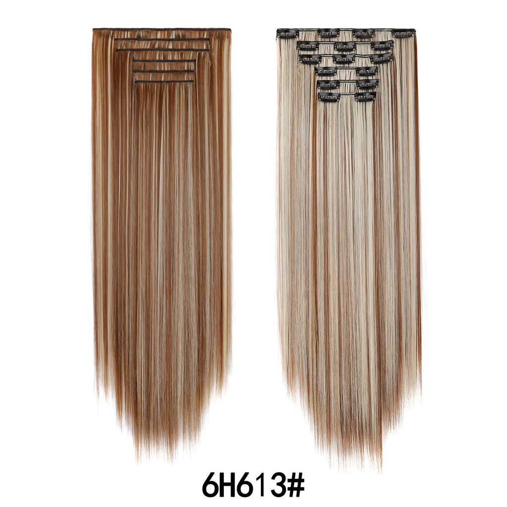 Ensemble d'extensions capillaires 6-pièces