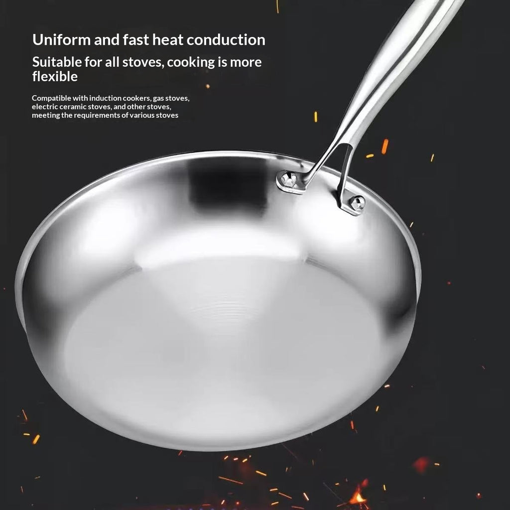 304 Stainless Steel Non-stick Frying Pan