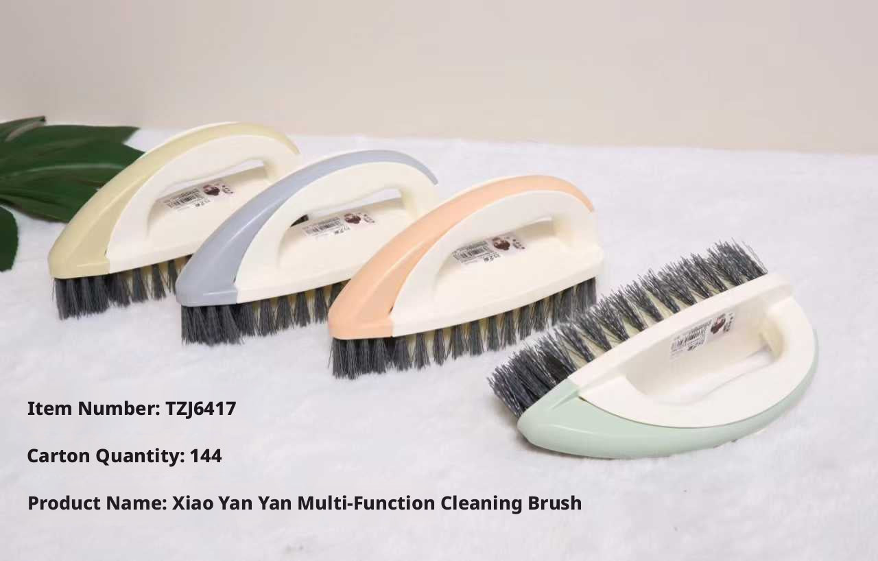 Multi-fonctions nettoyage brosse courbé poignée modèle-andom couleur-1 pièce
