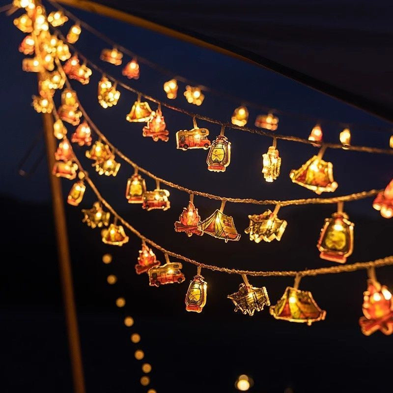 LED Solar String Lights Outdoor Camping Atmosphere Lights