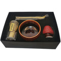 Jeu d'outils japonais de fabrication de Matcha coloré glacé Kiln changement de scroub Bowl