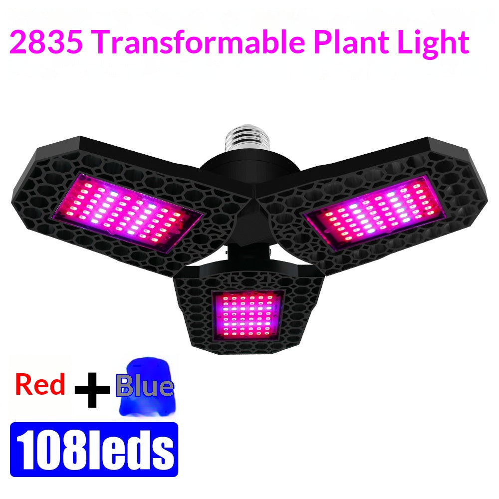 Spectrum rouge et bleu Tri-Fold Plant Grow Light