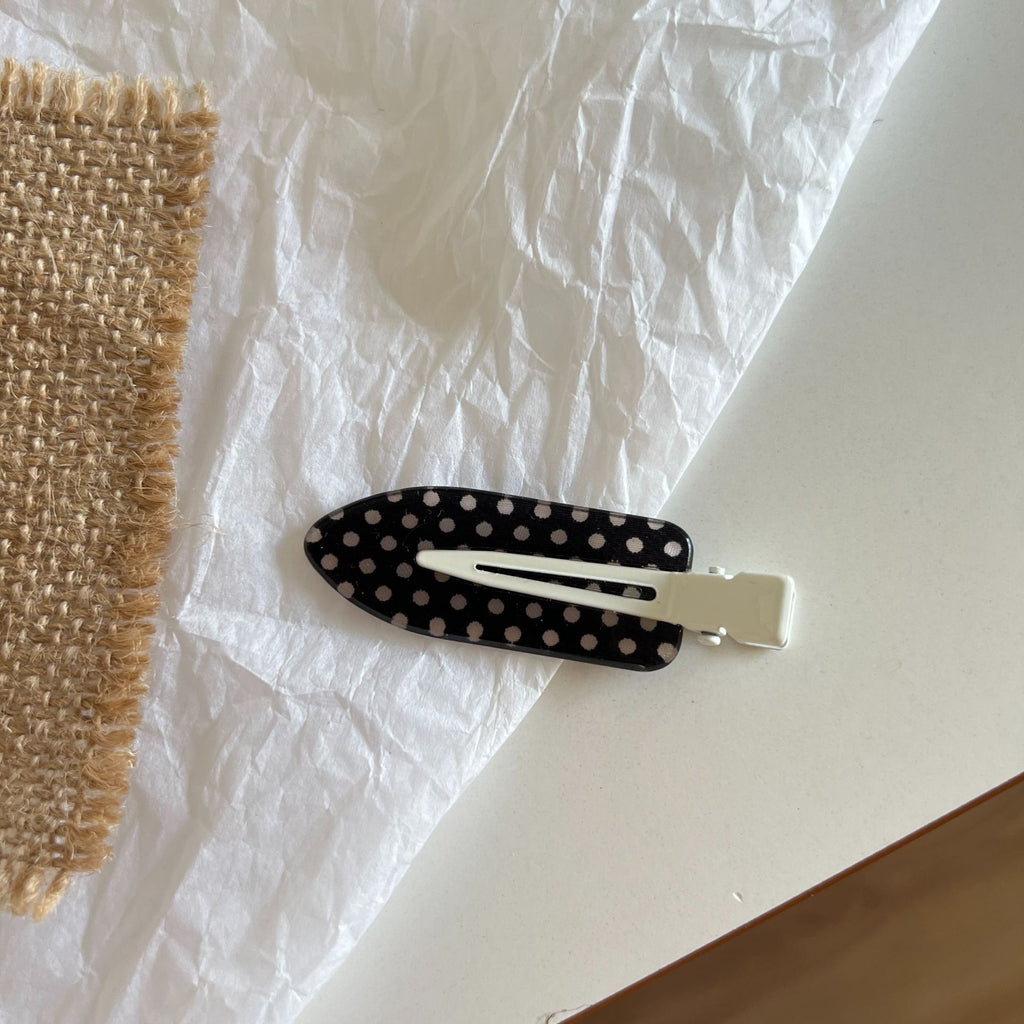 Black and White Polka Dot Series Simple and Sweet Hair Clips