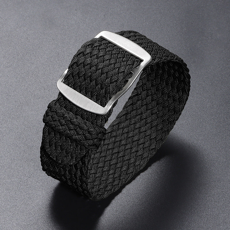 Bracelet de montre en nylon tissé pièces sur toile bracelet de montre