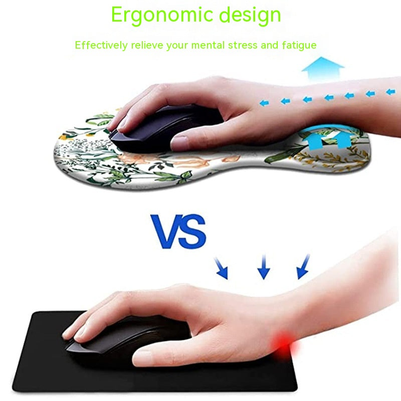 E-Commerce Wristband Rubber Sole Keyboard Pad Flower Game Jeu de bureau