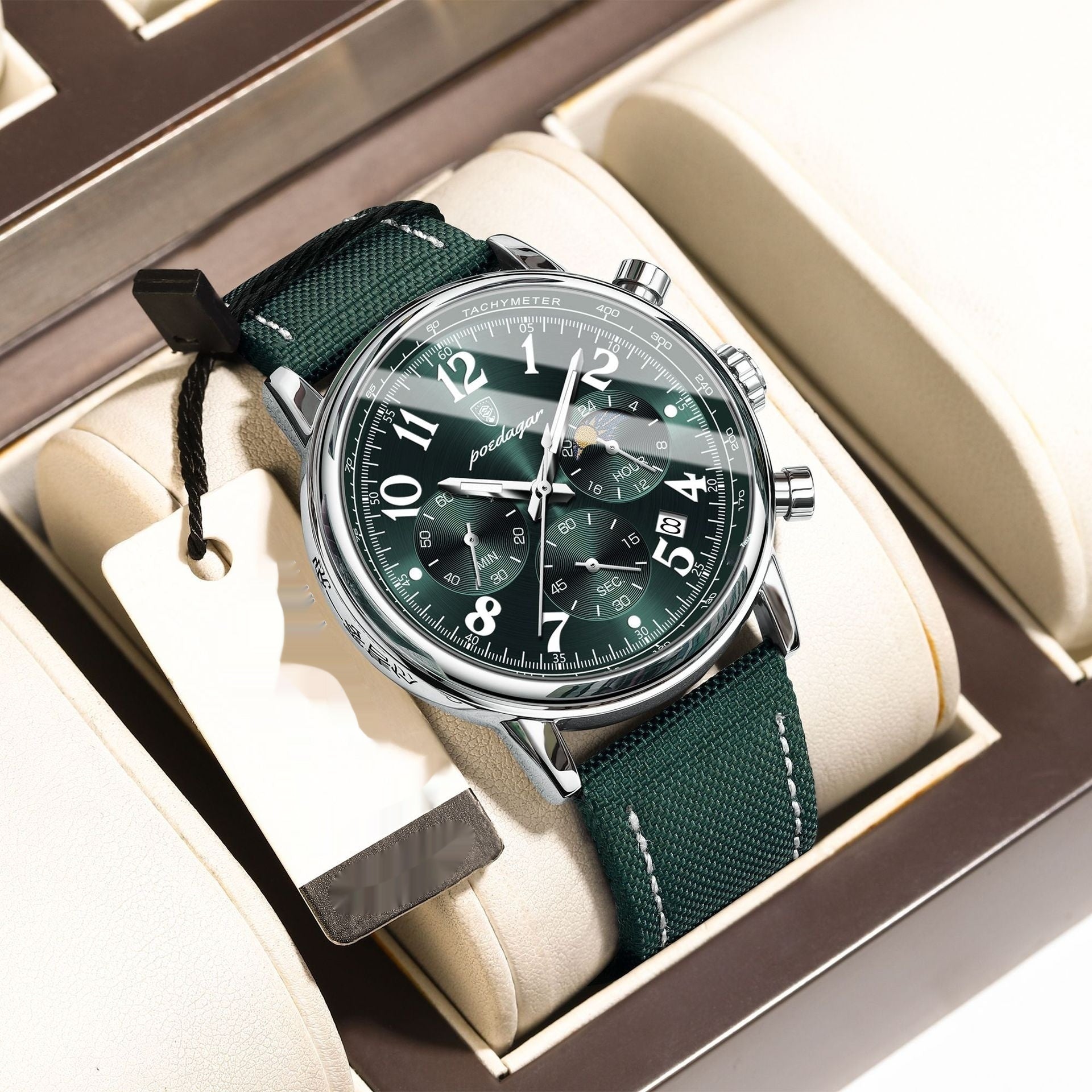 Multifonctionnelle Montre Quartz Lumineux Homme