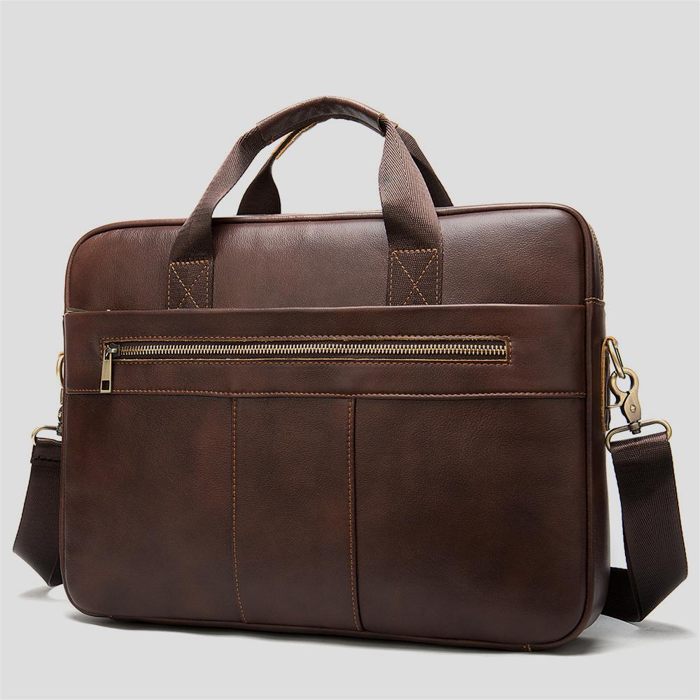 Porte-monnaie en cuir pour hommes Sac pour hommes de première couche Portable