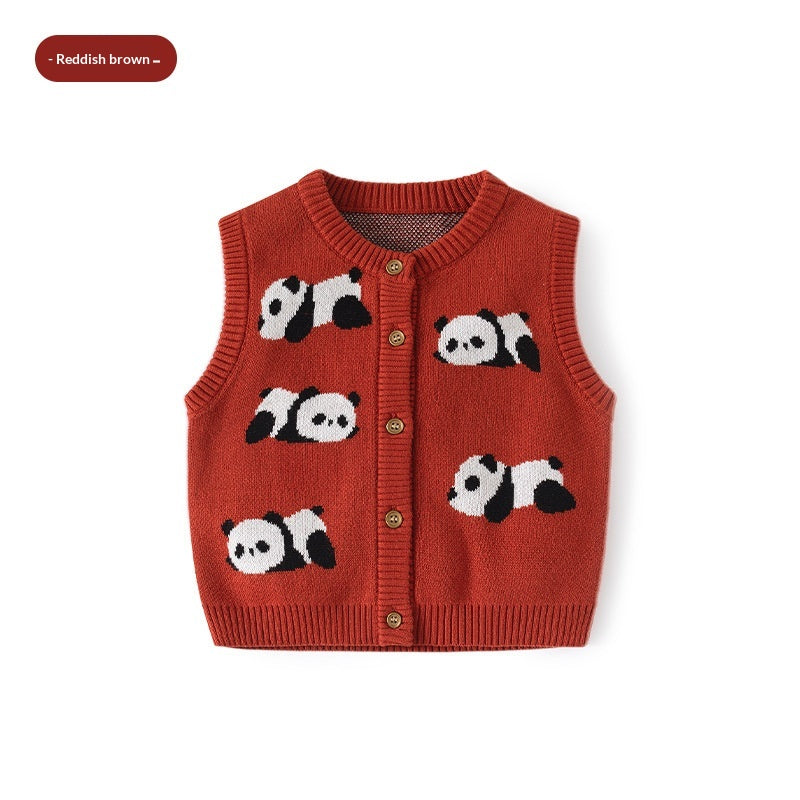 Cute Knitted Pure Cotton Baby Jacket