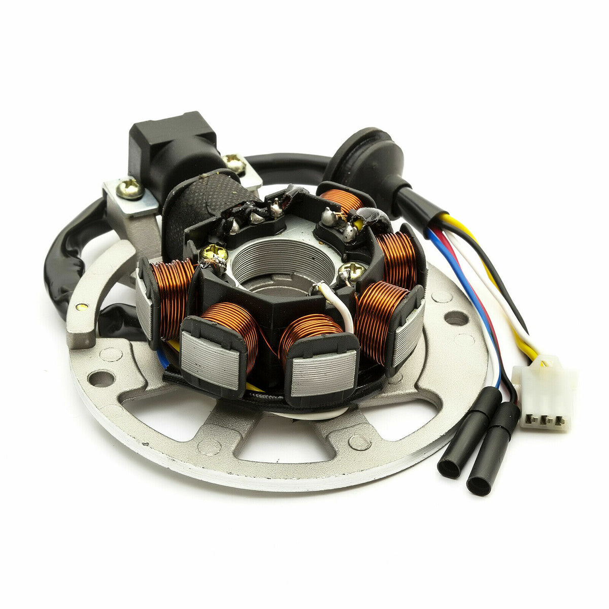 Magneto Stator Compatible with Apache 50cc 100cc Quad Bike ATV 2 Stroke Scooter
