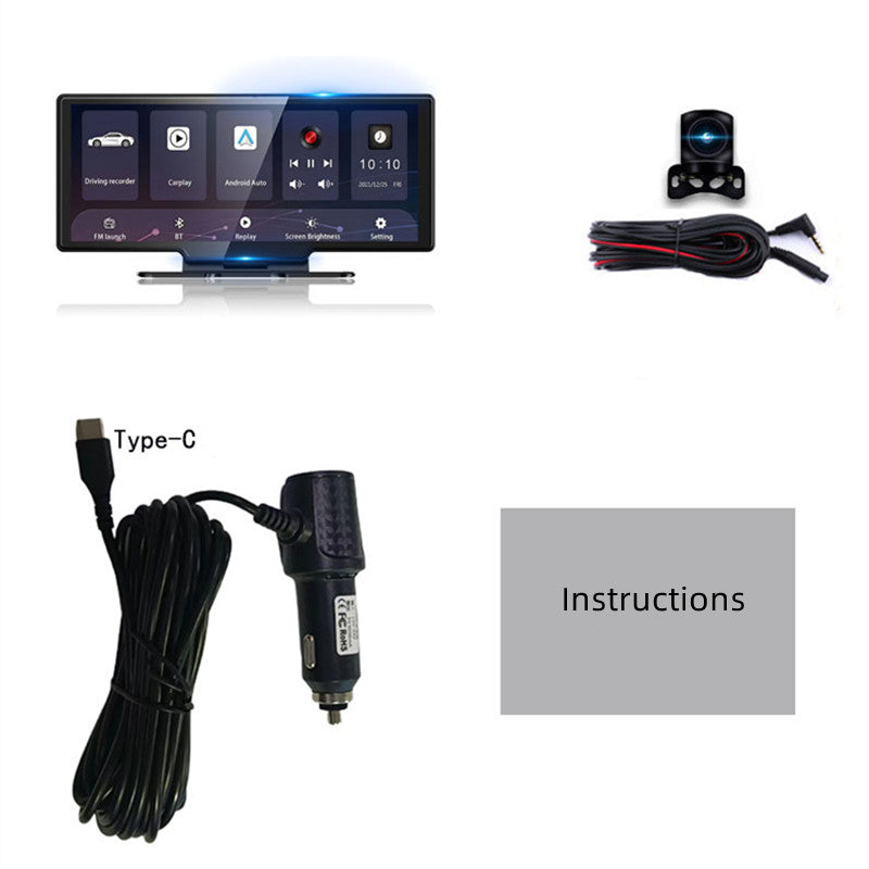 2.5K High-definition Mobile Phone Screen Projection Driving Recorder Reversing Image Voice
