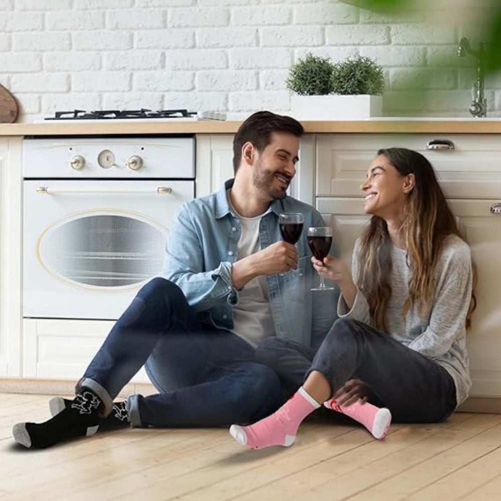 Chaussettes correspondantes pour les couples—2 paires