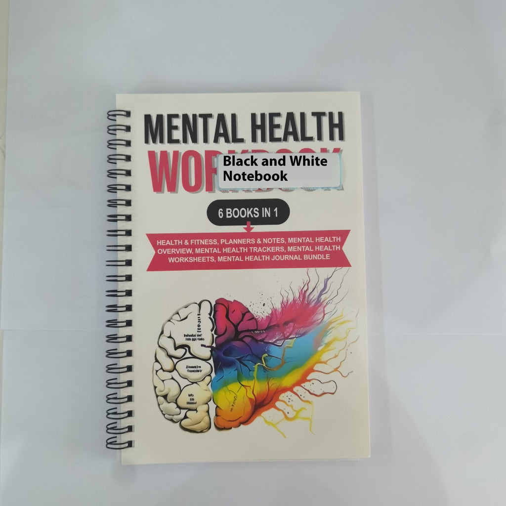 Cerveau Santé mentale Carnet de notes Planification de la santé mentale Carnet de notes