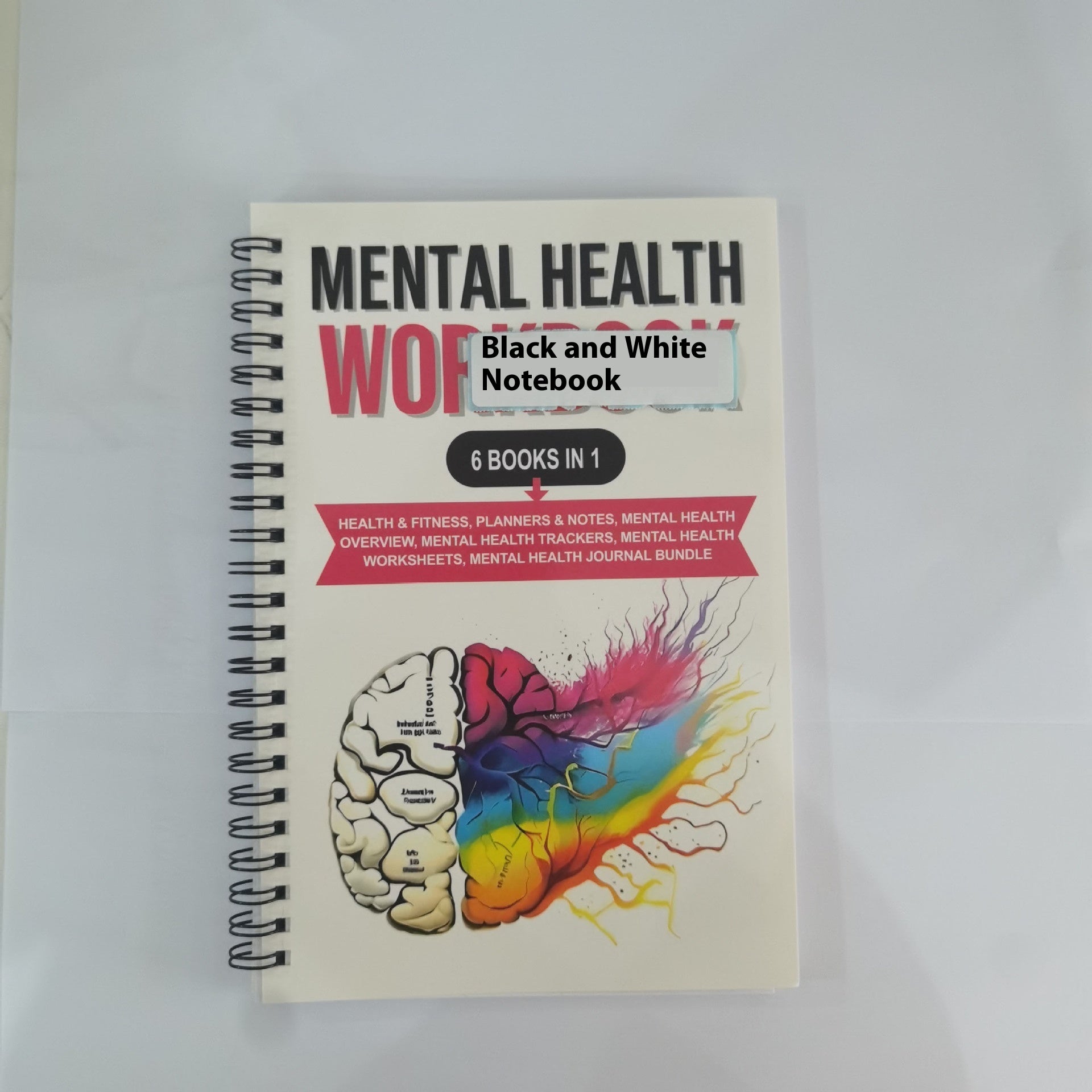 Cerveau Santé mentale Carnet de notes Planification de la santé mentale Carnet de notes