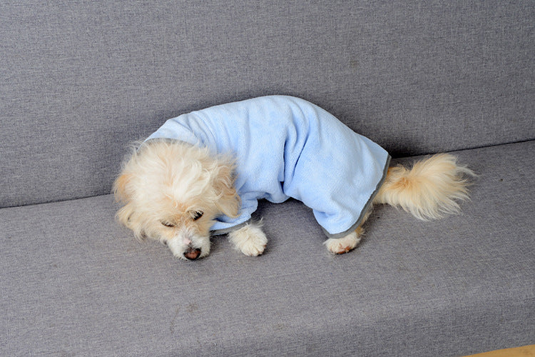Sèche-linge rapide Serviette de bain absorbante chien peignoir Serviette de bain de chien pour chiens chats microfibre