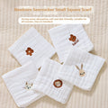 Baby mince classe de coton A Six couches Gauze Petite serviette de salive carrée