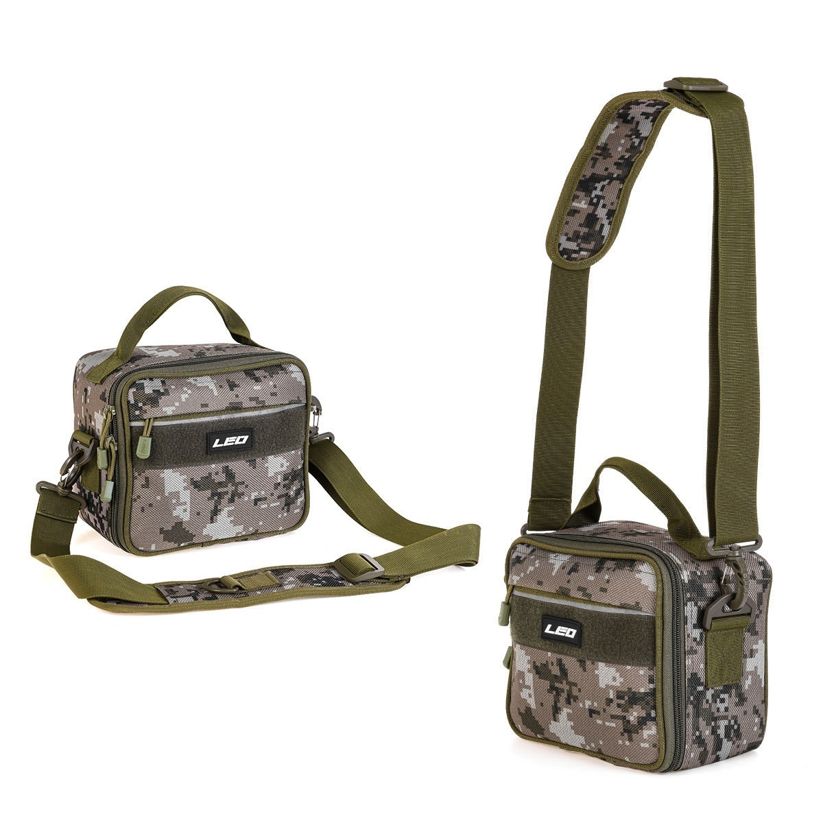 Lure pêche bobine d'équipement Accessoire Petit sac carré
