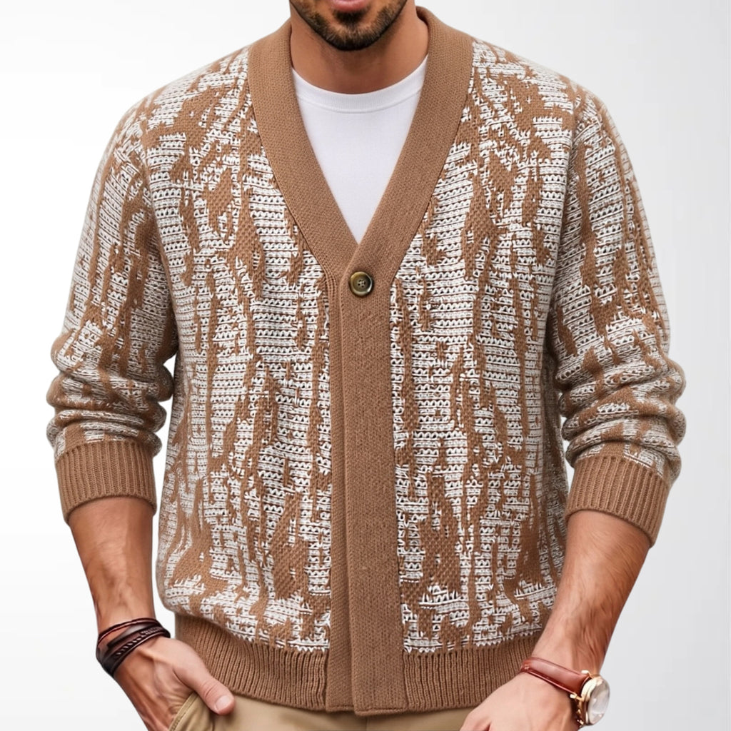 L'hiver d'automne des hommes Casual Knit Cardigan à manches longues